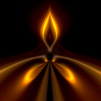 Digital Arts titled "Eternal Flame" by Gareth P Jones, Original Artwork, Digital Painting