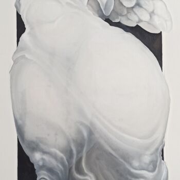 Картина под названием "Ника-крылатая богиня" - Гарик Куба, Подлинное произведение искусства, Масло