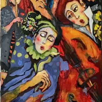 Peinture intitulée "120/60. Envoûtant r…" par Nicole Garilli, Œuvre d'art originale, Acrylique