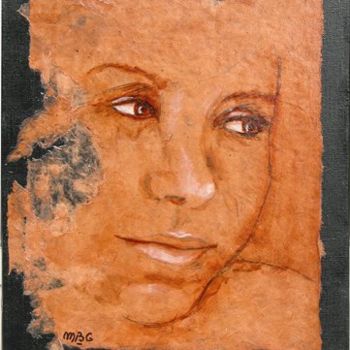 Картина под названием "Regard vers ..." - Michèle-B. Garinois, Подлинное произведение искусства