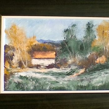 Painting titled "EN LUBERON" by Charlesp, Original Artwork, Acrylic