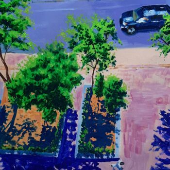 Картина под названием "Spring Landscape 06" - Garry Arzumanyan, Подлинное произведение искусства, Масло Установлен на Деревя…