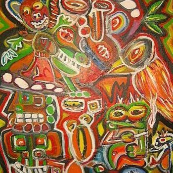 Painting titled "bounty" by Garsi, Original Artwork