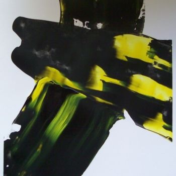 Painting titled "Yellowjacket" by Gary Rea, Original Artwork