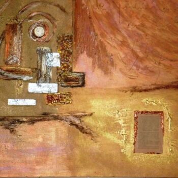 Pittura intitolato "L'Homme borgne" da Gas, Opera d'arte originale, Olio