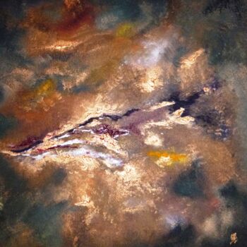 Pittura intitolato "Expansion Cosmique" da Gas, Opera d'arte originale, Acrilico