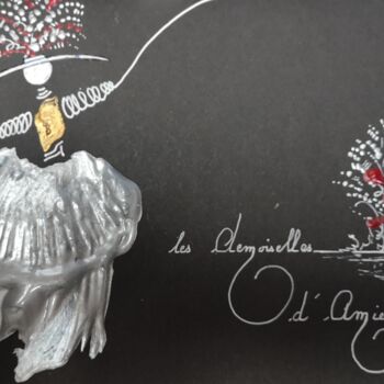 Pintura intitulada "Les Demoiselles d'A…" por Gas, Obras de arte originais, Acrílico