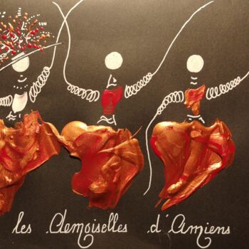 "Les Demoiselles d'A…" başlıklı Tablo Gas tarafından, Orijinal sanat, Akrilik