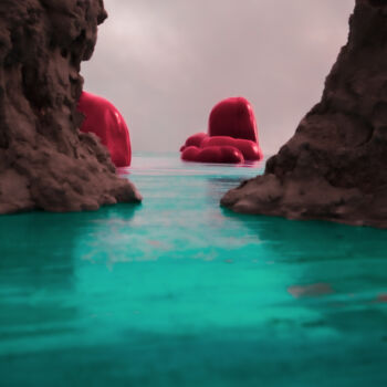 摄影 标题为“Peperoni island” 由Gaspard De Gouges, 原创艺术品, 数码摄影