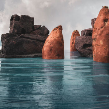 Fotografie getiteld "Yam islands 2" door Gaspard De Gouges, Origineel Kunstwerk, Digitale fotografie