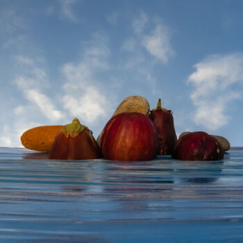 Fotografie mit dem Titel "Eggplant island 4" von Gaspard De Gouges, Original-Kunstwerk, Digitale Fotografie