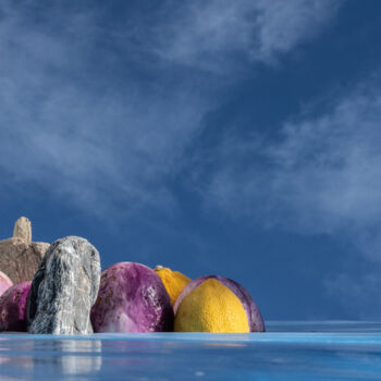 "Eggplant and two le…" başlıklı Fotoğraf Gaspard De Gouges tarafından, Orijinal sanat, Dijital Fotoğrafçılık