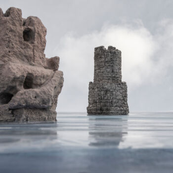 Фотография под названием "Méditerranée imagin…" - Gaspard De Gouges, Подлинное произведение искусства, Цифровая фотография