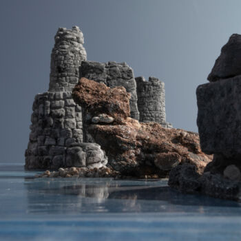 Photography titled "Mediterranée 16" by Gaspard De Gouges, Original Artwork, Digital Photography