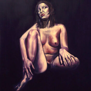 Painting titled "schiava prostituta 2" by Gaspare Lombardo, Original Artwork