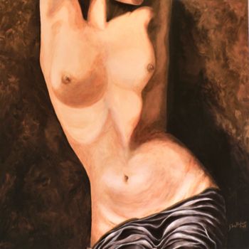 Malerei mit dem Titel "Nude" von Gaspare De Stefano, Original-Kunstwerk, Acryl