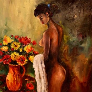 Painting titled "Bella" by Gasparian, Original Artwork, Oil