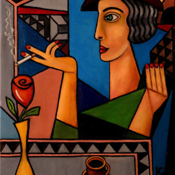 Painting titled "Clara" by Gasparian, Original Artwork