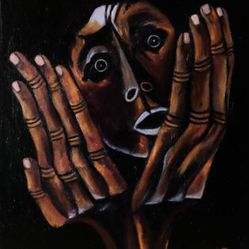 Painting titled "Horror (after Guaya…" by Gasparian, Original Artwork