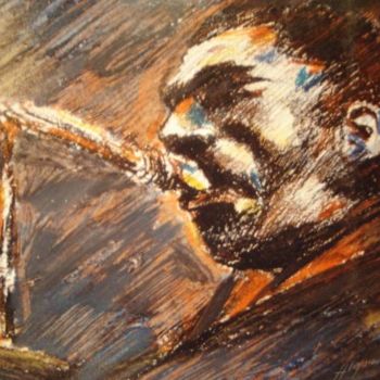 Painting titled "Jazzero" by Alejandro Maass, Original Artwork