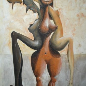 Painting titled "LAS NOVIAS DE LA NO…" by Alejandro Maass, Original Artwork