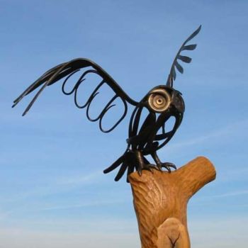 雕塑 标题为“L'ENVOL” 由Pierre Lucien Gauger, 原创艺术品, 金属