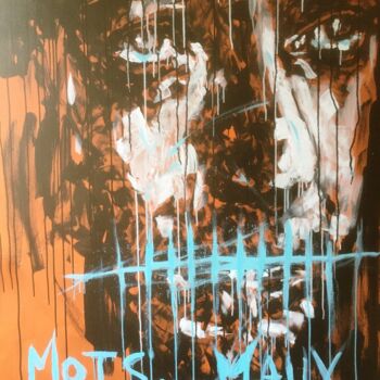 "Mots... Maux" başlıklı Tablo Gauthier Joyeux tarafından, Orijinal sanat, Akrilik