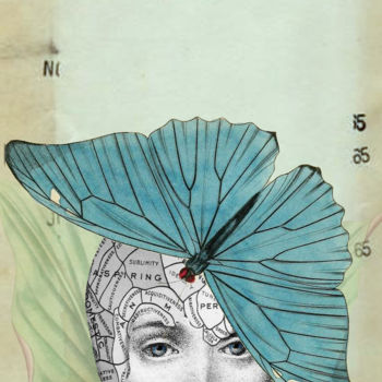 Arts numériques intitulée "Juliette" par Solange Gautier, Œuvre d'art originale, Collages
