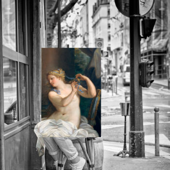 Digital Arts titled "Hors cadre 3" by Solange Gautier, Original Artwork, Photo Montage