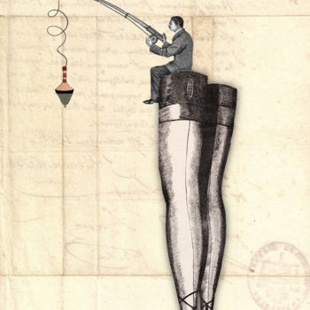 Digitale Kunst getiteld "legs.jpg" door Solange Gautier, Origineel Kunstwerk, Collages