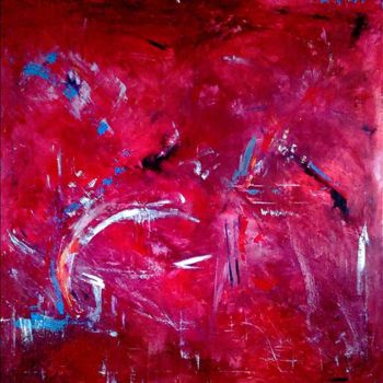 Painting titled "Passion" by Isabelle Gauvin, Original Artwork, Acrylic
