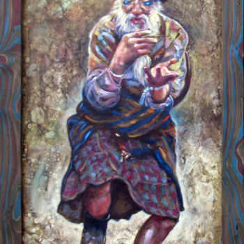 Painting titled "crazy-celt-large.jpg" by Gav Mayhew, Original Artwork