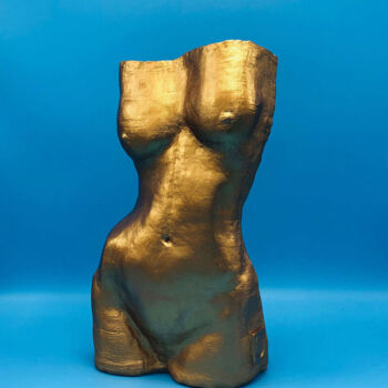Скульптура под названием "Copper M27" - Gavin Tu, Подлинное произведение искусства, Металлы
