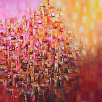 Картина под названием "Summer Memories" - Ahmed Mande, Подлинное произведение искусства, Акрил Установлен на Деревянная рама…
