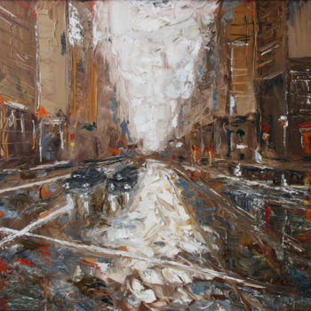 Malarstwo zatytułowany „The streets.jpg” autorstwa Denis Gavlinsky, Oryginalna praca, Olej