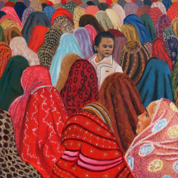 Pintura titulada "saree.jpg" por Denis Gavlinsky, Obra de arte original, Oleo