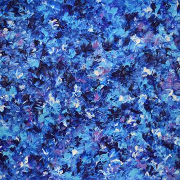 Painting titled "Blue Morpho Dream" by Gayane Karapetyan (Gaya), Original Artwork, Acrylic