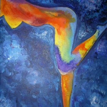 Painting titled "Colours Of A Woman…" by Gaye Hunter-Gornall, Original Artwork, Oil