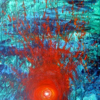 Painting titled "From Frustration Is…" by Gaye Hunter-Gornall, Original Artwork, Oil