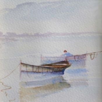 Ζωγραφική με τίτλο "Pesca de Invierno" από Juan Carlos Gayoso, Αυθεντικά έργα τέχνης, Λάδι