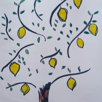 Drawing titled "The "limoncello" tr…" by Gazkob, Original Artwork, Marker