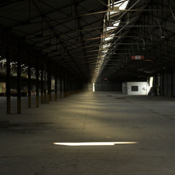 Photography titled "Usine désaffectée" by Christophe Jeanjean, Original Artwork, Digital Photography Mounted on Aluminium