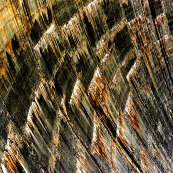 Photography titled ""Corrosion"" by Christophe Jeanjean, Original Artwork, Non Manipulated Photography Mounted on Aluminium