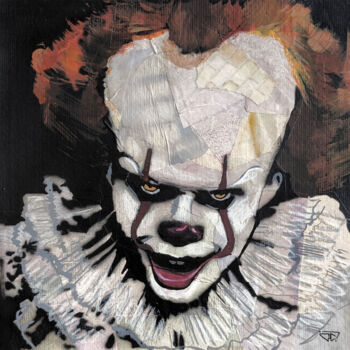 ""It" (ça) le clown…" başlıklı Tablo G. Carta tarafından, Orijinal sanat, Akrilik