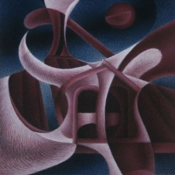 Drawing titled "Sado incubator of m…" by Gerrit Cnossen, Original Artwork, Pastel Mounted on Cardboard