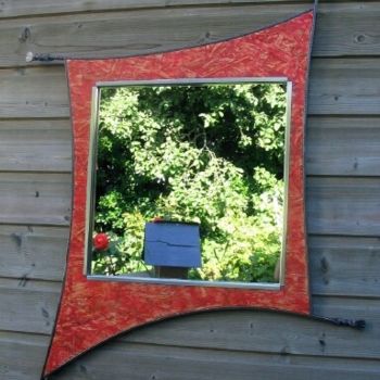 Sculpture intitulée "miroir zébulon" par Gdenancy, Œuvre d'art originale