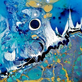 Peinture intitulée "Le chant de la terre" par Sylvie Gedda, Œuvre d'art originale, Pigments