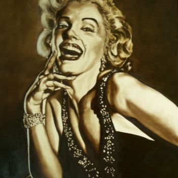 "Marlyn Monroe" başlıklı Tablo Geert Coucke tarafından, Orijinal sanat, Petrol