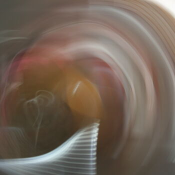 Photography titled "Weiße Lichtspirale" by Gejomi, Original Artwork, Non Manipulated Photography