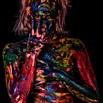 Fotografia zatytułowany „Visceral Colors” autorstwa Gelu Stanculescu, Oryginalna praca, Manipulowana fotografia